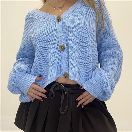 Cardigan con bottoni DRILL